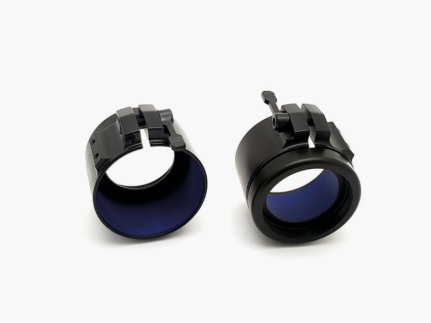 Adaptador Rusan ARM52-60 para clip-on térmico o nocturno — campana Ø 60 mm