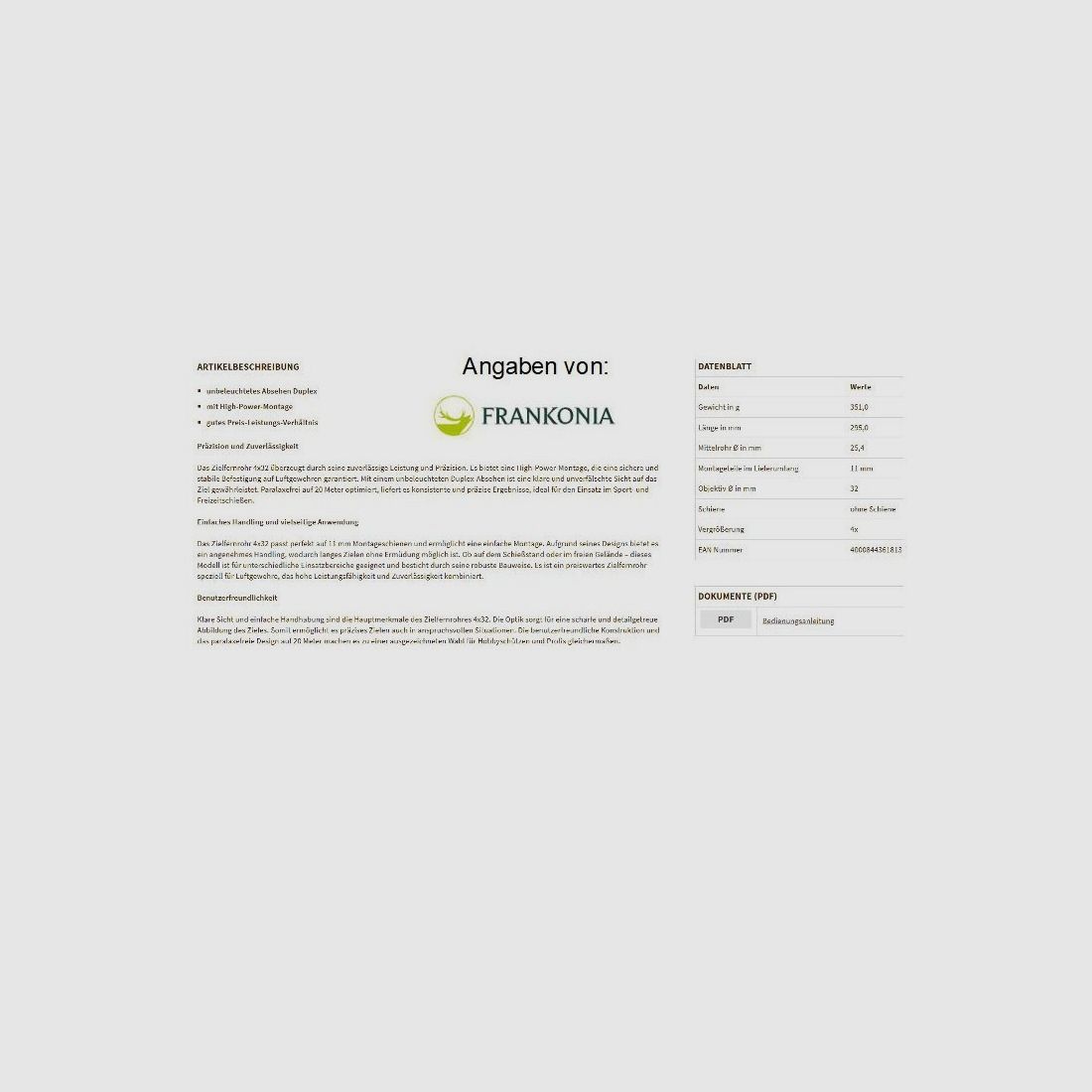 Diana Trailscout met Umarex richtkijker