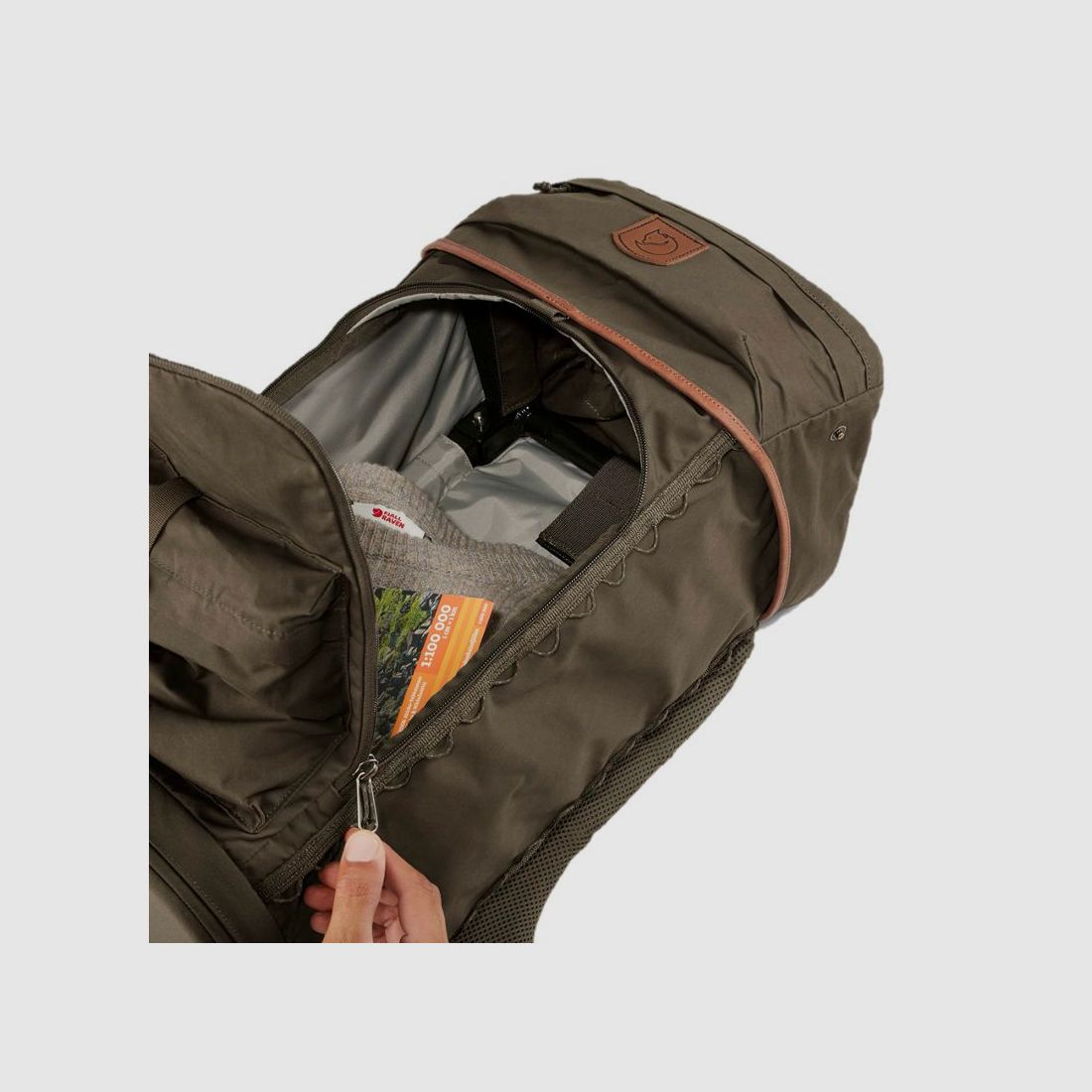 Fjällräven Rucksack Singi Stubben | dark olive, Bild 6 von 14