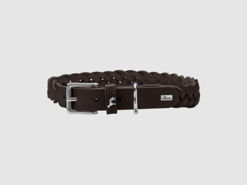 Hunter Halsband Solid Education Special Dunkelbraun 50/S-M