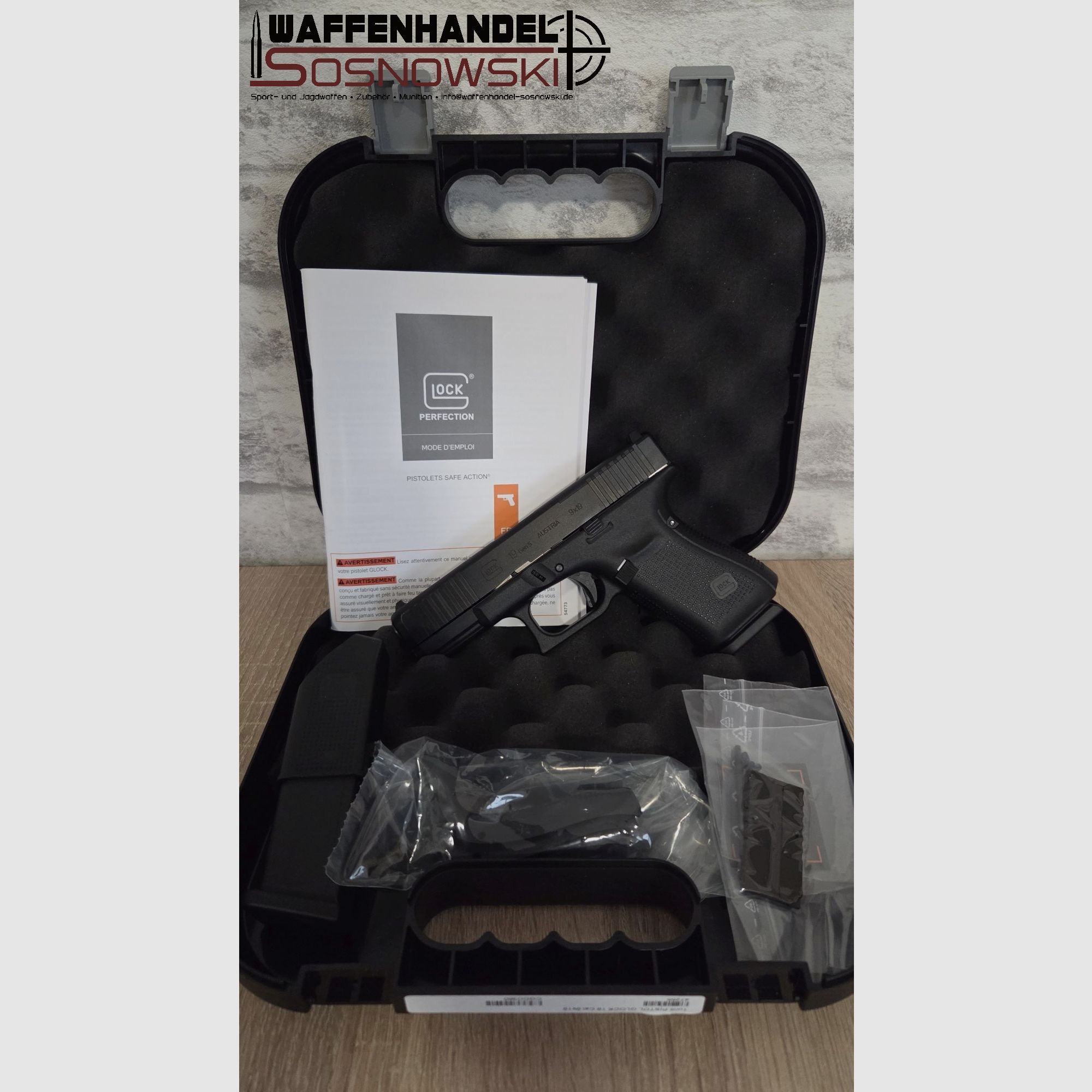 Pistola Glock 19 Gen5 MOS 9mm Luger, immagine 2 di 2