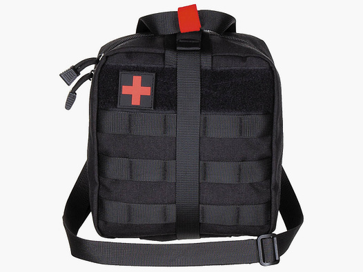 MFH First Aid Bag black, Molle compatible