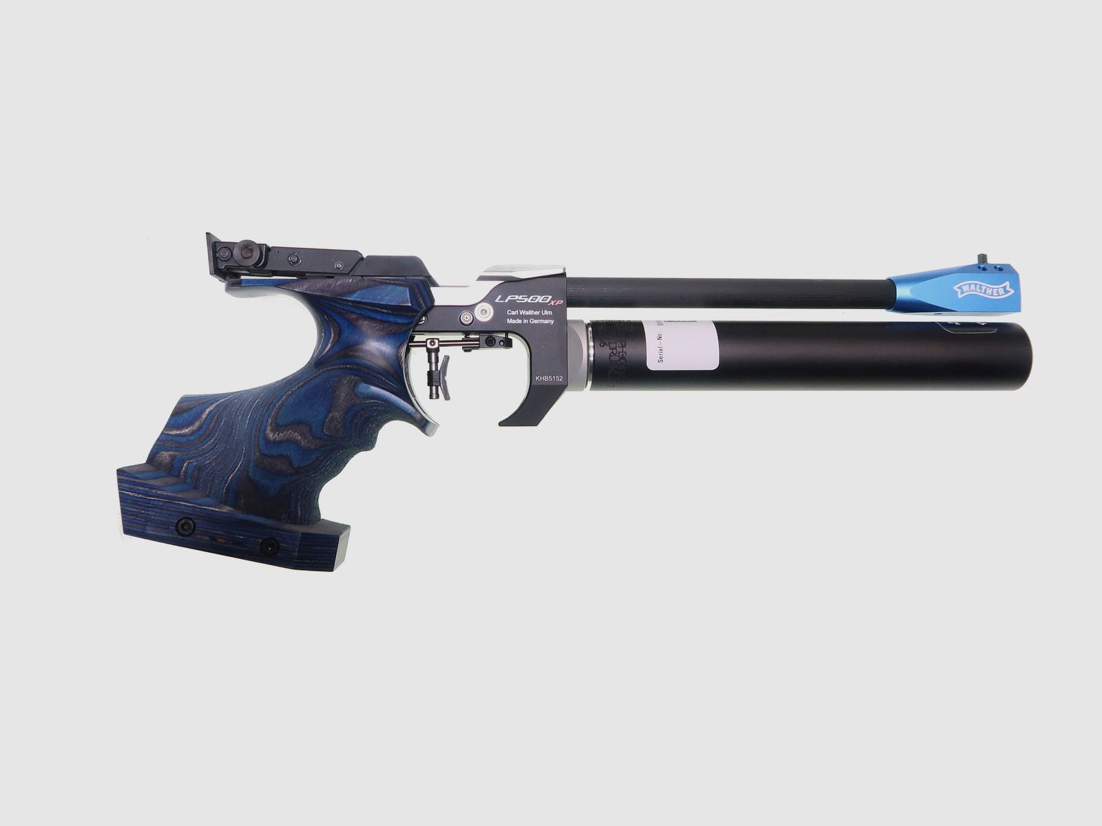 Walther LP 500 XP Blue Angel rechts, Griff Gr.M