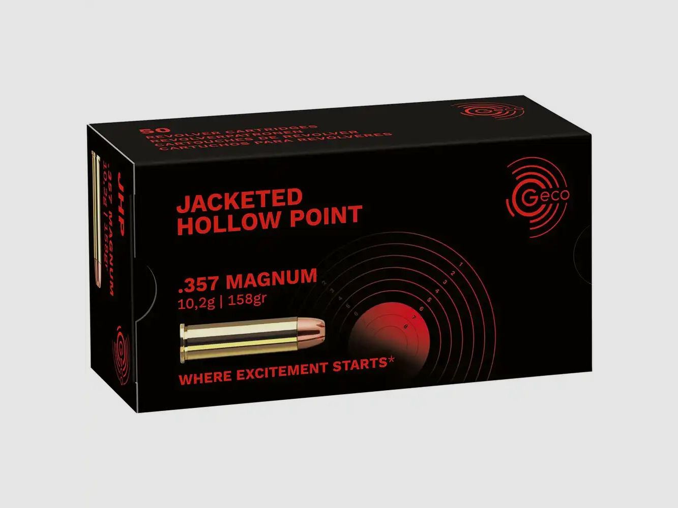 Geco hollow point 158 grs - 50 pcs