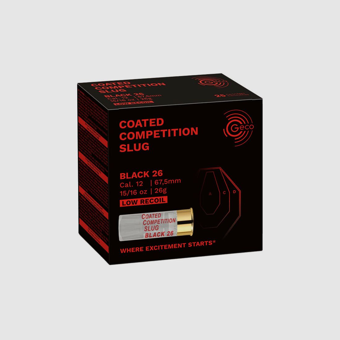 Geco Coated Competition Slug 25St 12/67,5