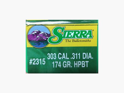 SIERRA MatchKing .303 HPBT 174 gr 100 stuks