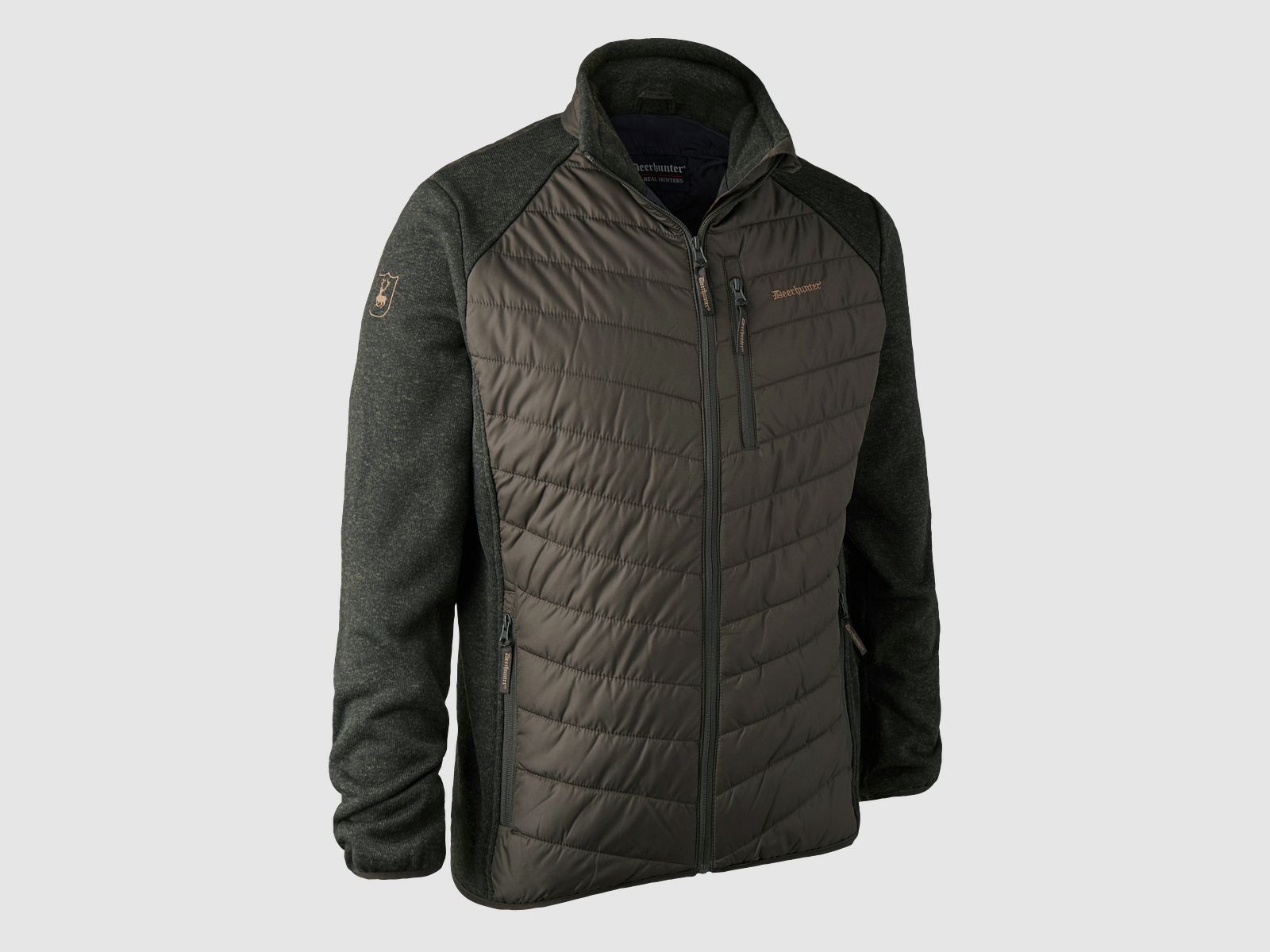 Deerhunter Moor Pikowana Kurtka z dzianinowym Timber 2XL
