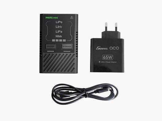 Airsoft Ladegerät IMARS mini G-Tech 65w für LiPo/LiHV/LiFe/NiMH | Gens Ace