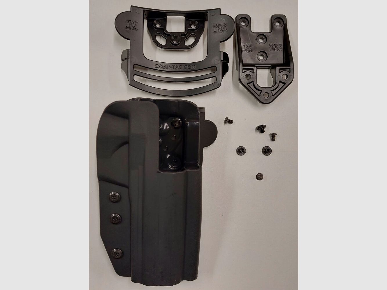 COMP-TAC HK SFP9L COMP-TAC International KYDEX Holster rechts schwarz (Gürtel, Paddel, Drop Offset)