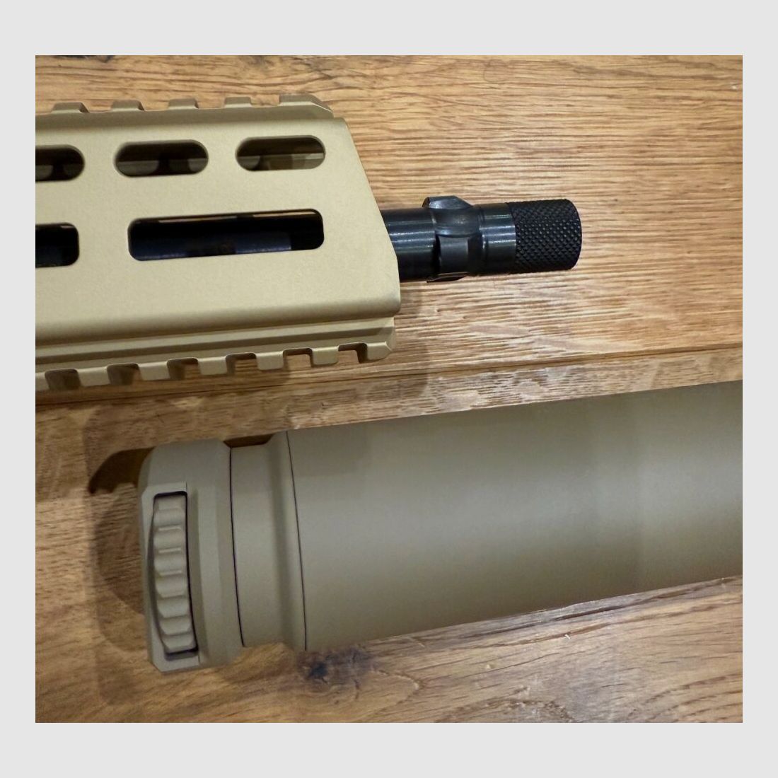 B&T AG (Brügger und Thomet) GHM9 G Coyote TAN mit RBS Schalldämpfer