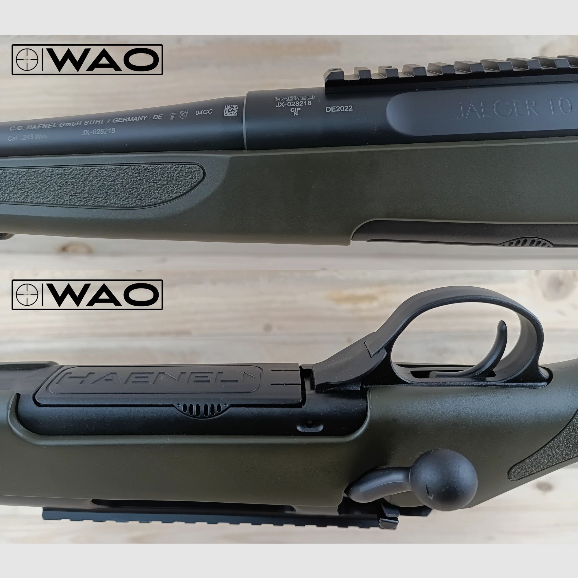 Haenel Jaeger 10 Varmint, kal. .243Win *z technologią Kalix CR1*