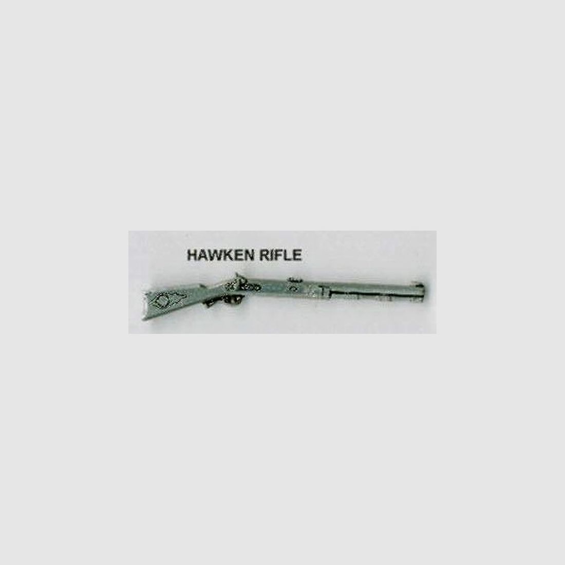 Hawken Vorderlader-Gewehr als Metall-Anstecker