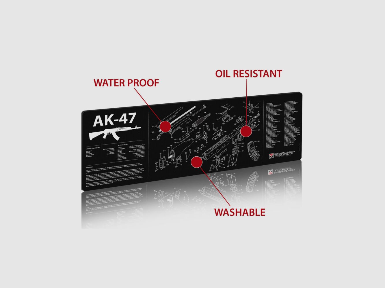 TEKMAT TAPPETO PER PULIZIA AK-47, immagine 2 di 5