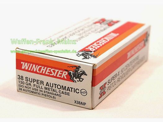 Winchester - USA naboje do pistoletów .38 SUPER AUTO.