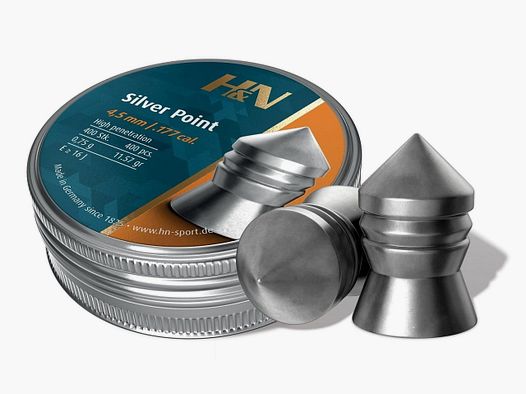 H&N Silver Point Diabolo 4,5 mm - 400 pz.