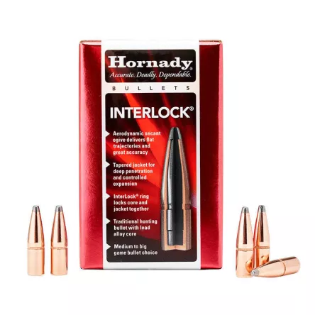 Hornady 6mm .243 Interlock BTSP balas 100 gr (100 unidades) (2453)