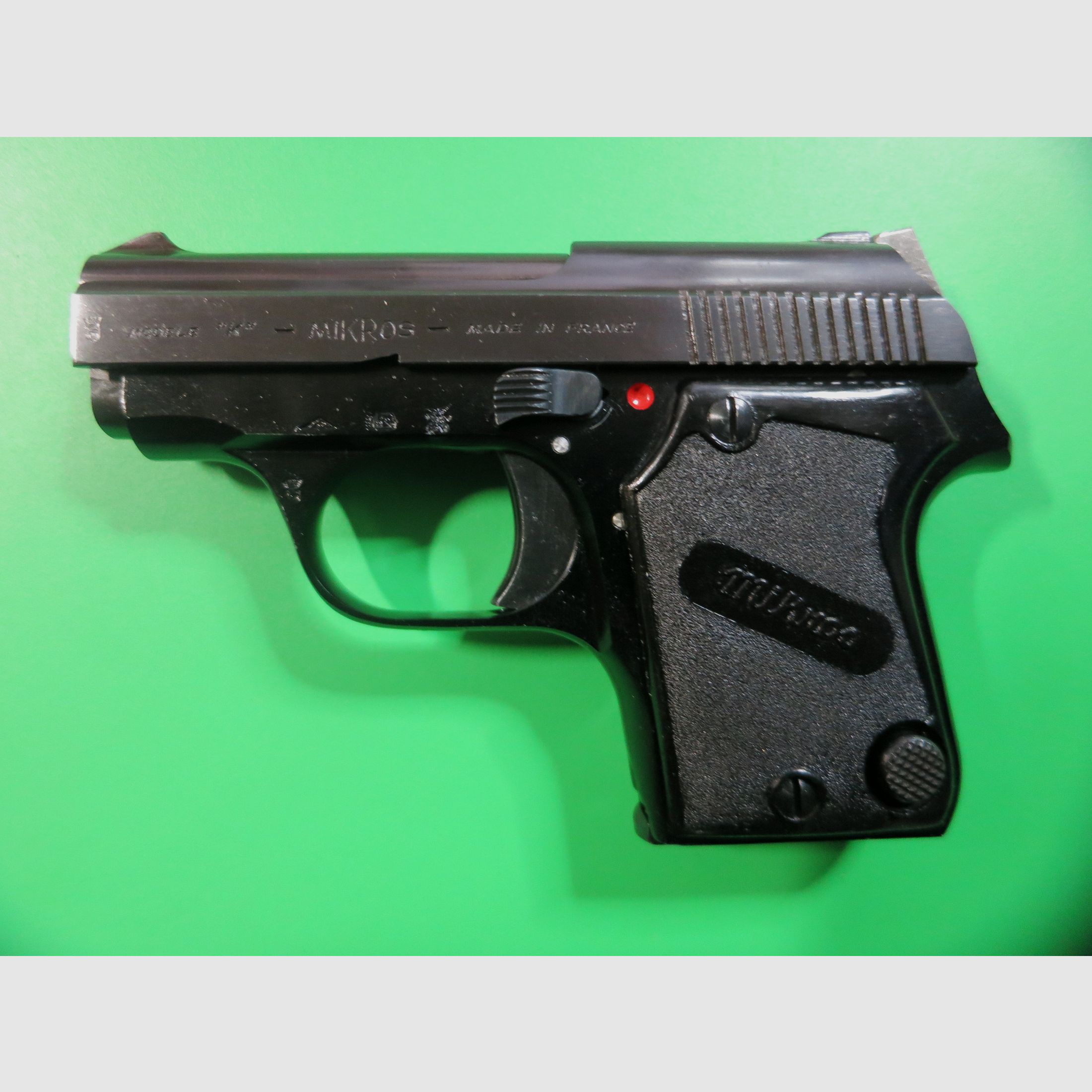 Mikros "K" (Armes Unique MAPF), Kal. 6,35 mm Browning, Box + Zertifikat      #61, Bild 1 von 7