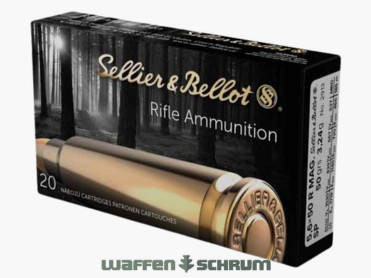 Sellier & Bellot 5,6x50RMag Teilmantel 3,2g - 50gr.
