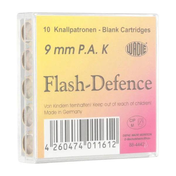 Patronen 9 mm Pa Flash Defence A Weiß X10, Bild 4 von 6