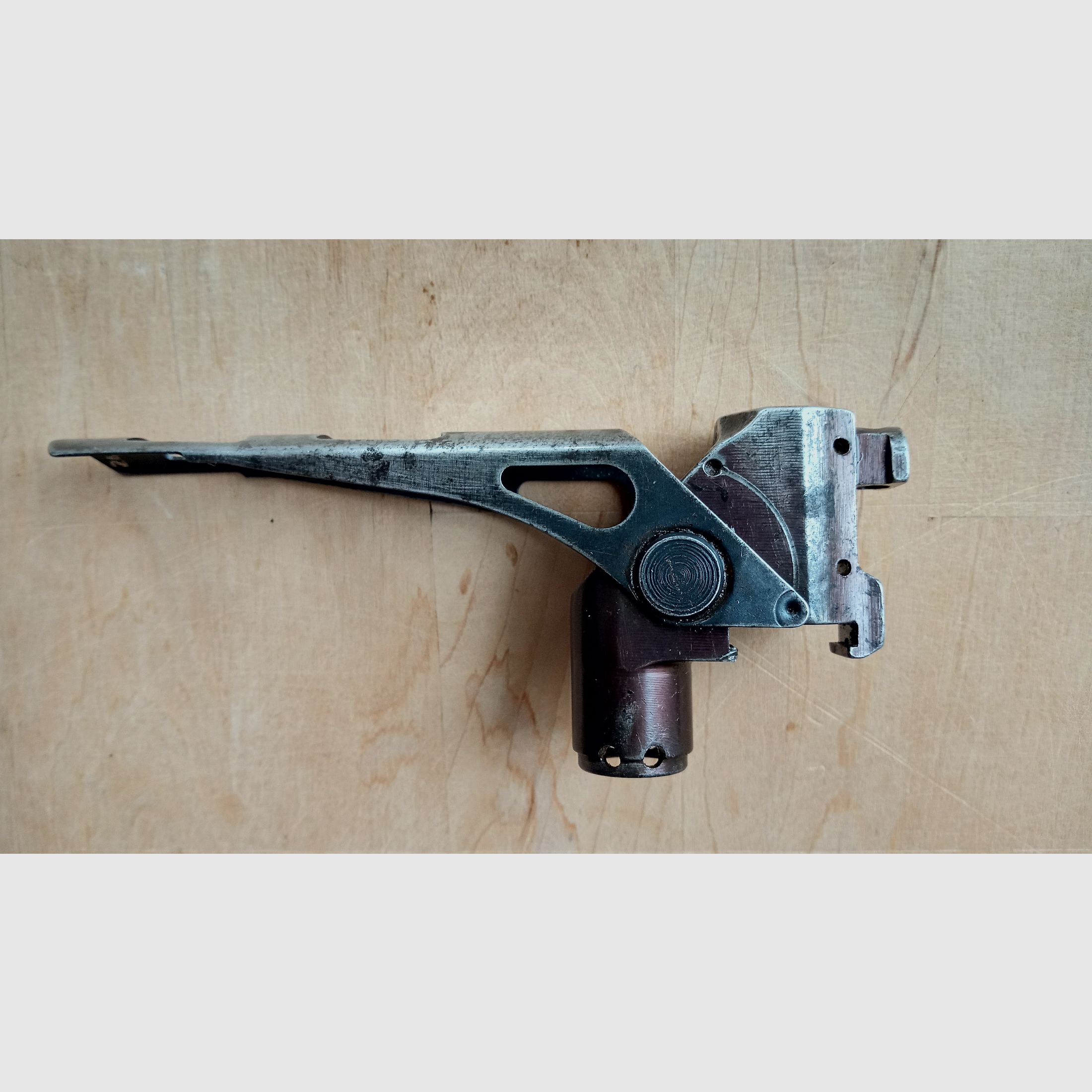 Original Zastava M70 Granatwerfer Visier / Yugo AK Gasblock / Mechanisch einwandfrei, aber Brünierung weitestgehend runter, Bild 4 von 9