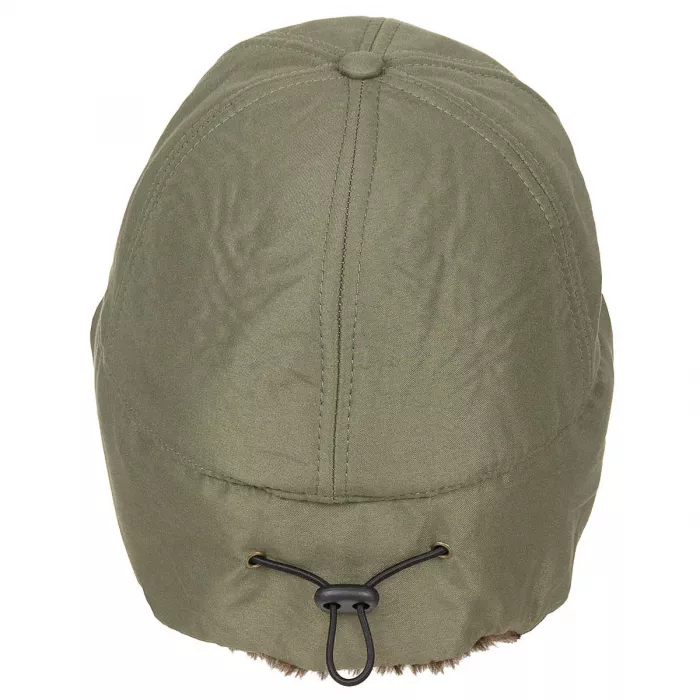 Cappello invernale "Trapper" con pelliccia sintetica, verde oliva, immagine 4 di 4