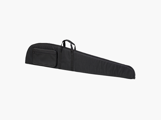 Fritzmann nylon hoes zwart, gevoerd, met handvat, voorvak en riem, maat: 127 x 26 cm