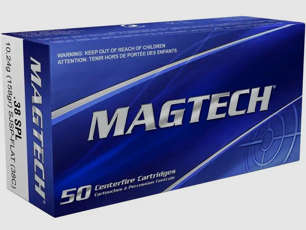 .38 Special SJSP 10,2g/158grs. Magtech