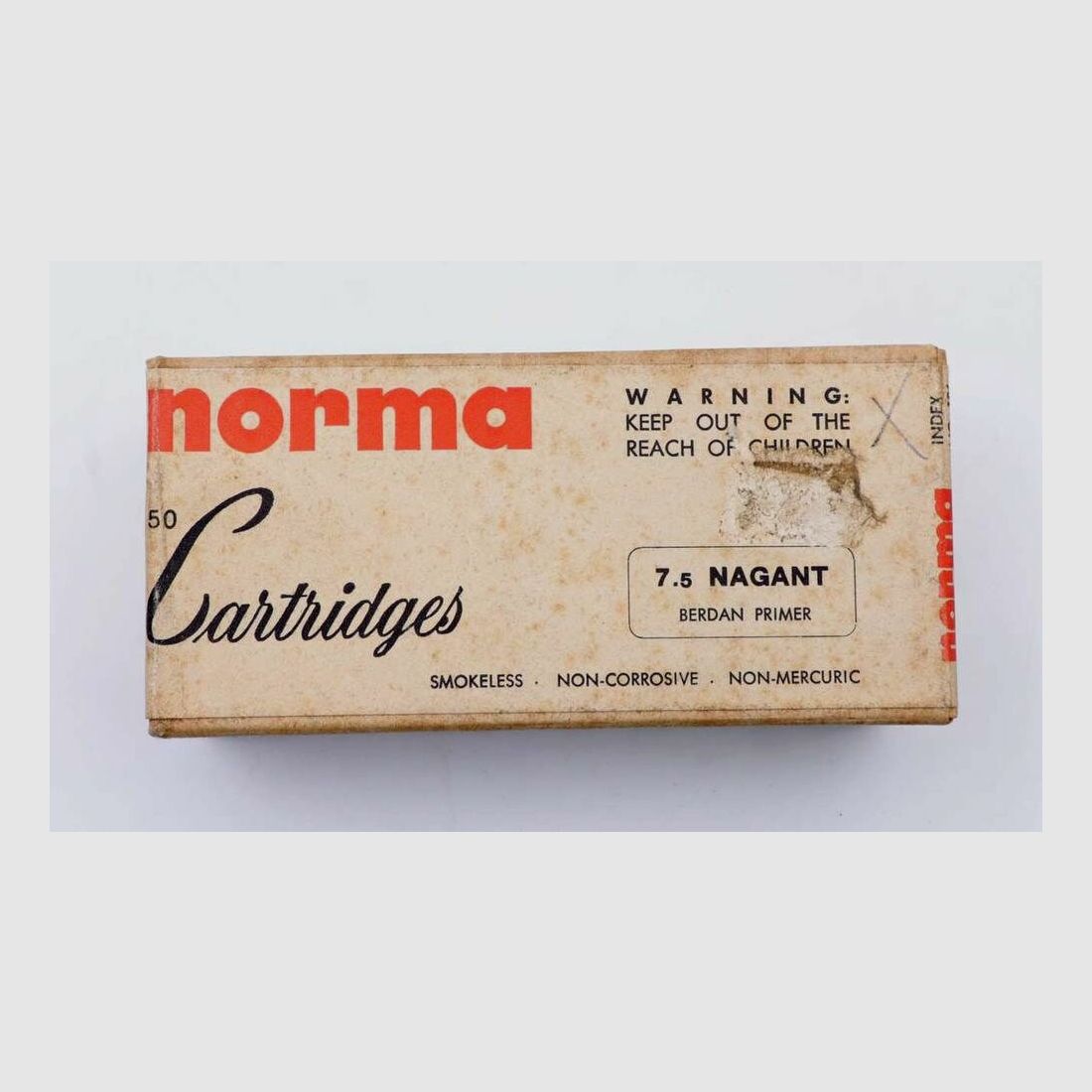 Cartuchos de revólver Norma 7,5 Nagant/Swed.