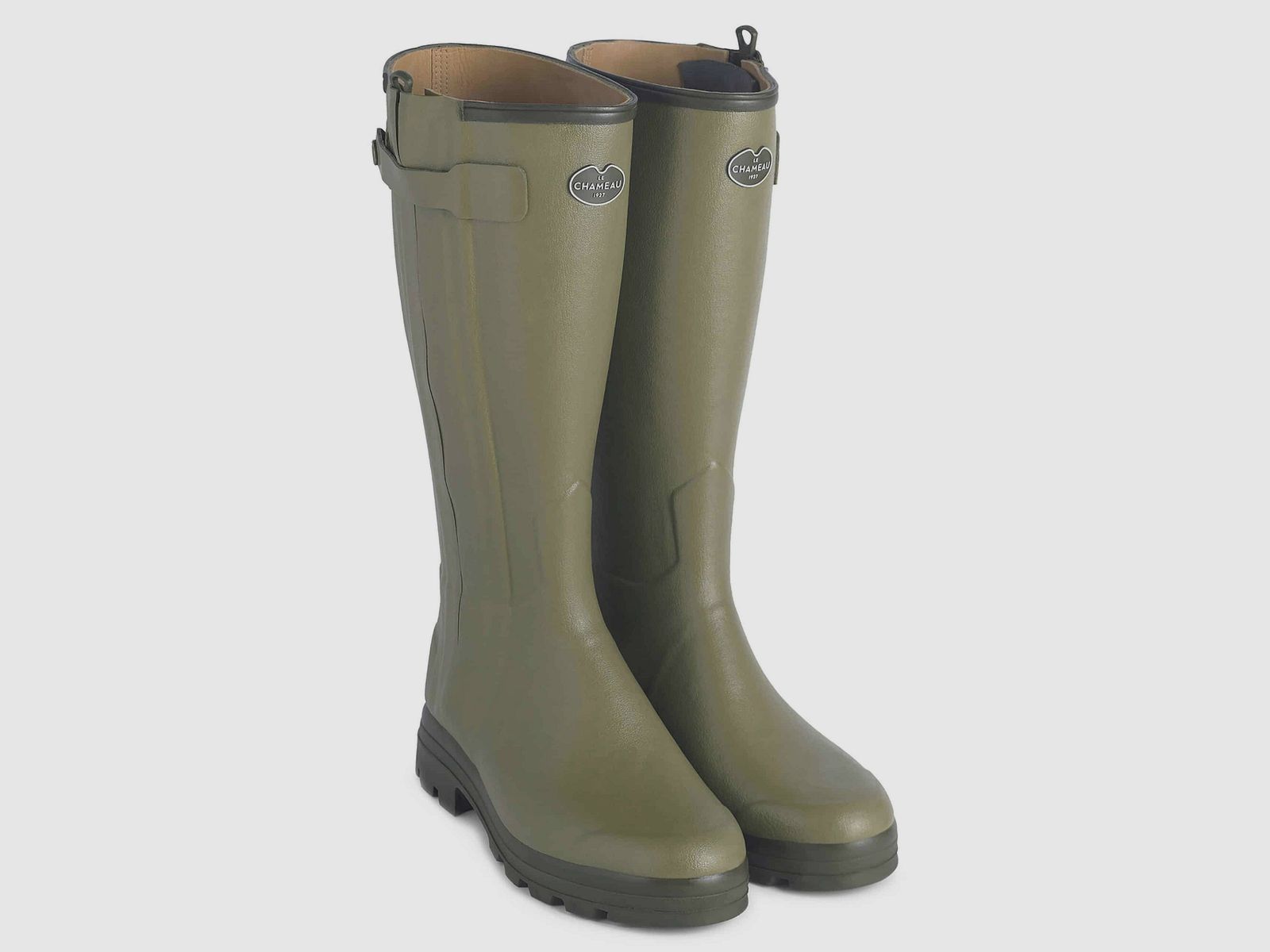 Le Chameau Chasseur Damen, Leder, grün, Bild 1 von 4