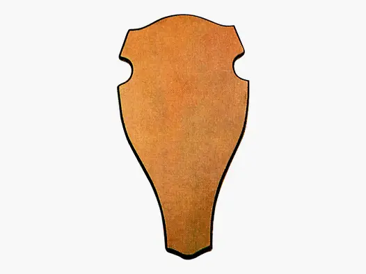 AKAH Antler Board Red & Fallow Deer – Rounded, Light/Dark Oak