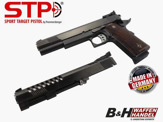 STP TM 6.0 Target Master & Wechselsystem TM Skeleton mit Nill Griffplatten  und BOMAR Visierung