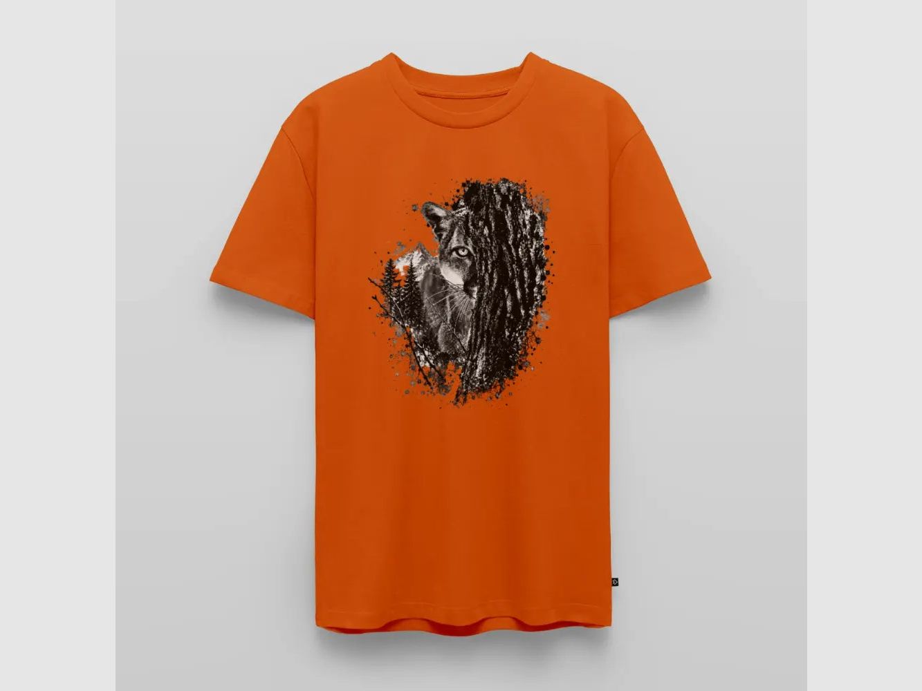 PUMA Men´s Premium T-Shirt „Lauernder Puma"