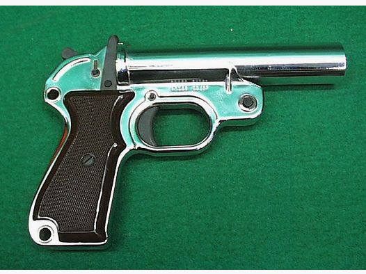 Diana pistolet de signal, chromé