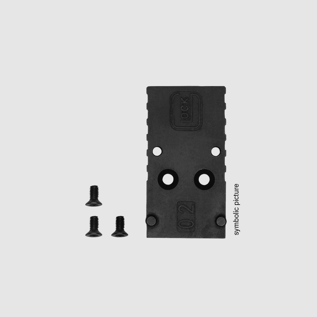 GLOCK montage pour viseur à point rouge plaque adaptatrice 05 Burris pour GLOCK MOS LargeFrame
