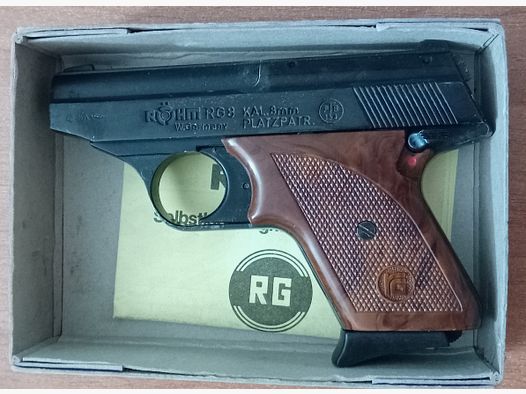 Rare Röhm RG 8 in caliber 8 mm blank/ PTB 154 with original packaging!