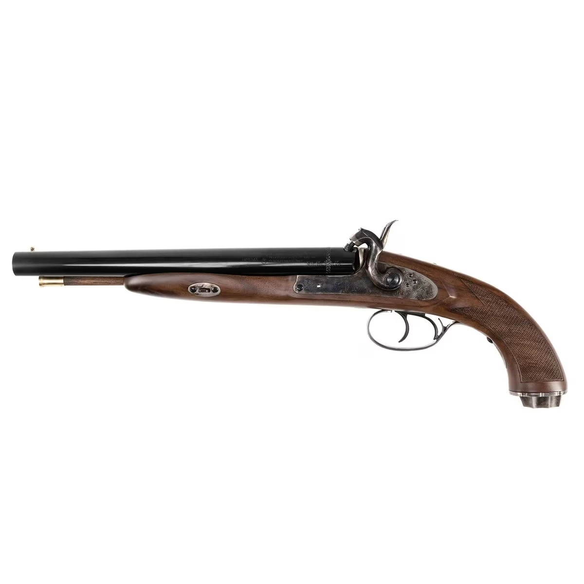 Perkussionspistole Howdah Hunter Pedersoli Kal. .50, doppelläufig S.358-50 -