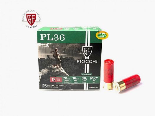 FIOCCHI Patronen PL36 Kal.12 gr.36 pb.7