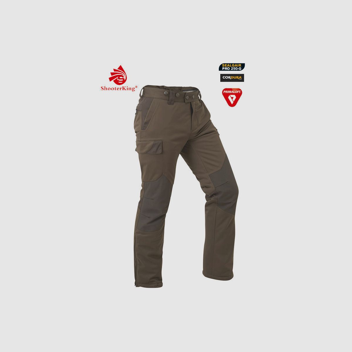 SHOOTERKING Huntflex Primaloft Winter Hose braun/oliv