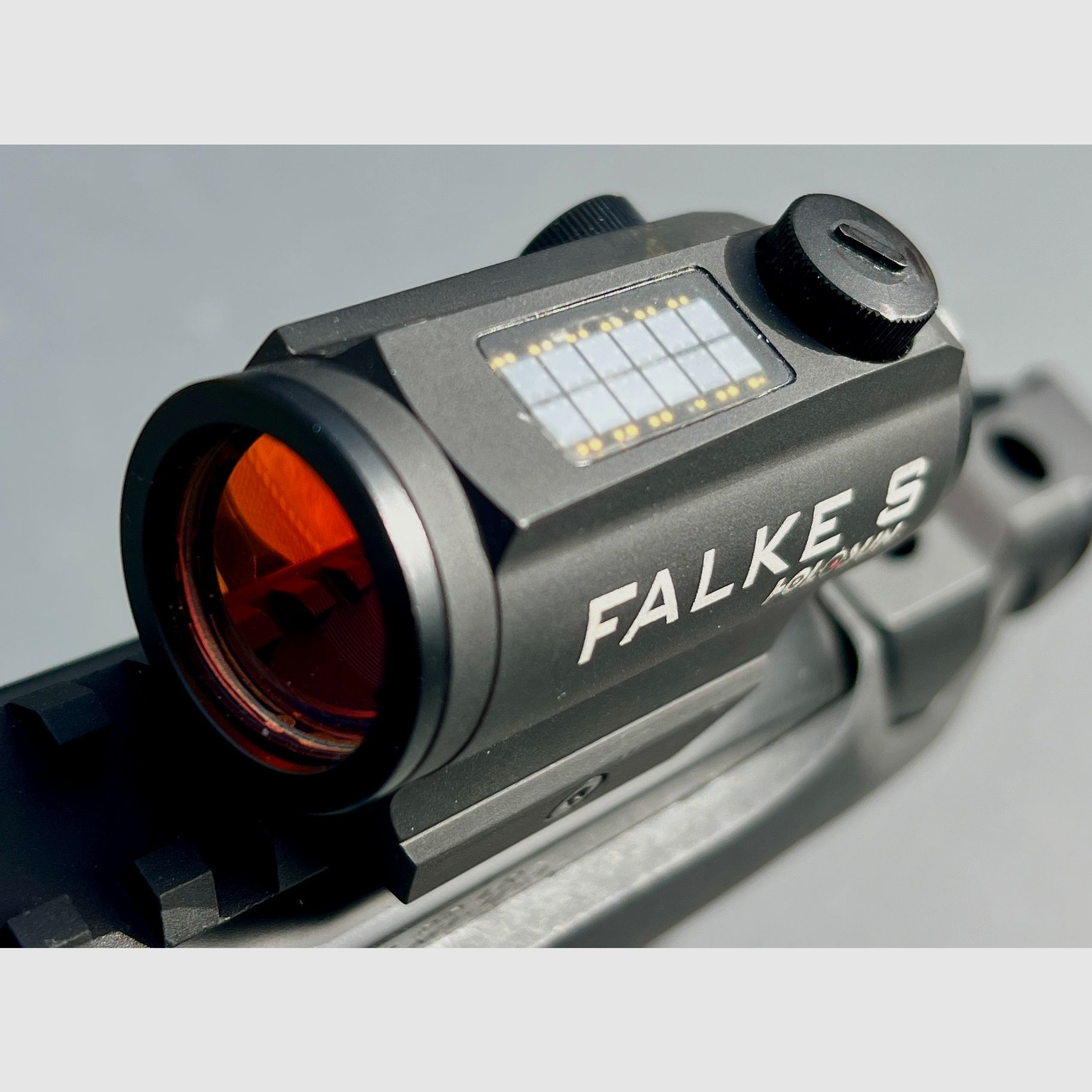 FALKE S Holosun 2GS Red Dot – seltene frühe Version mit Sicherungsaktivierung – für AR15, Pistole & Flinte