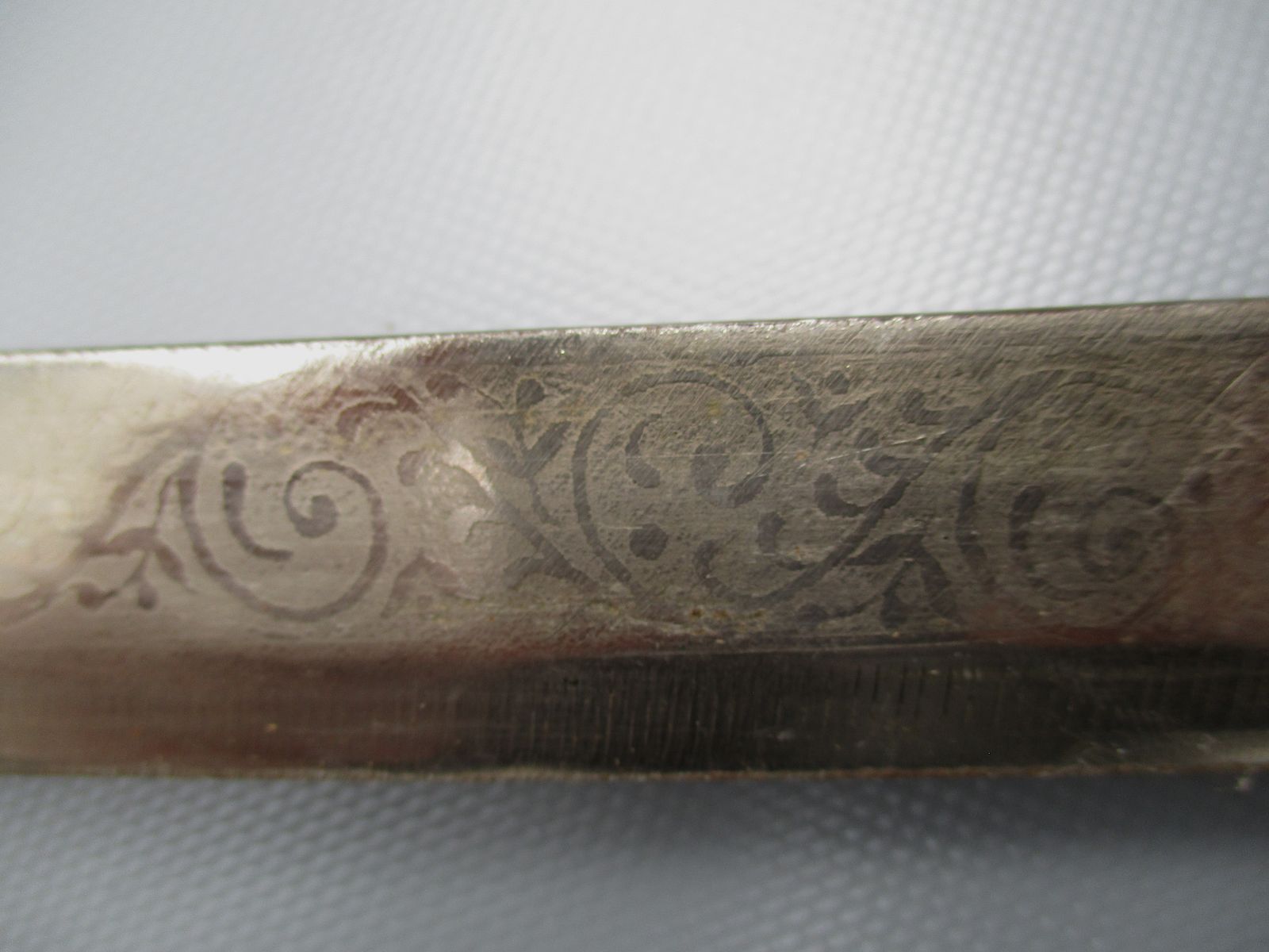 Indian saber / sword with wooden scabbard