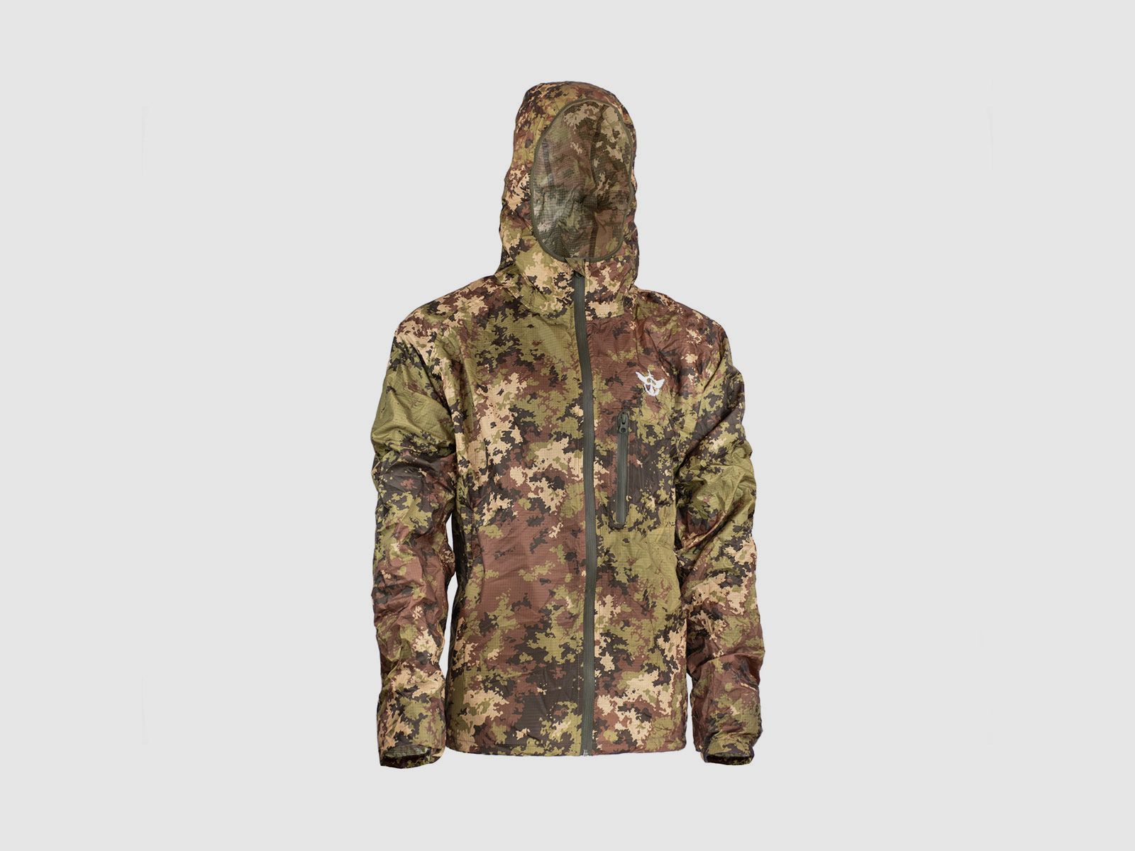 OPENLAND TACTICAL – ELEMENTUM GIACCA IMPERMEABILE ED ANTIVENTO Italian Camo, immagine 1 di 3