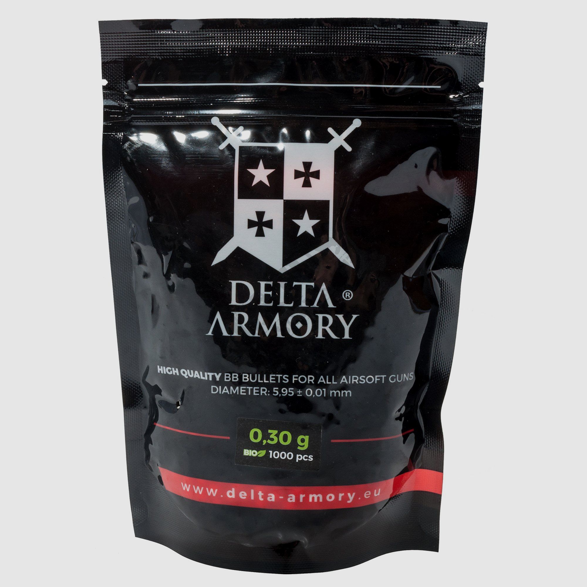 Bio Airsoft BB´s 0.30g diameter 5,95mm (1.000 Stück) | Delta Armory
