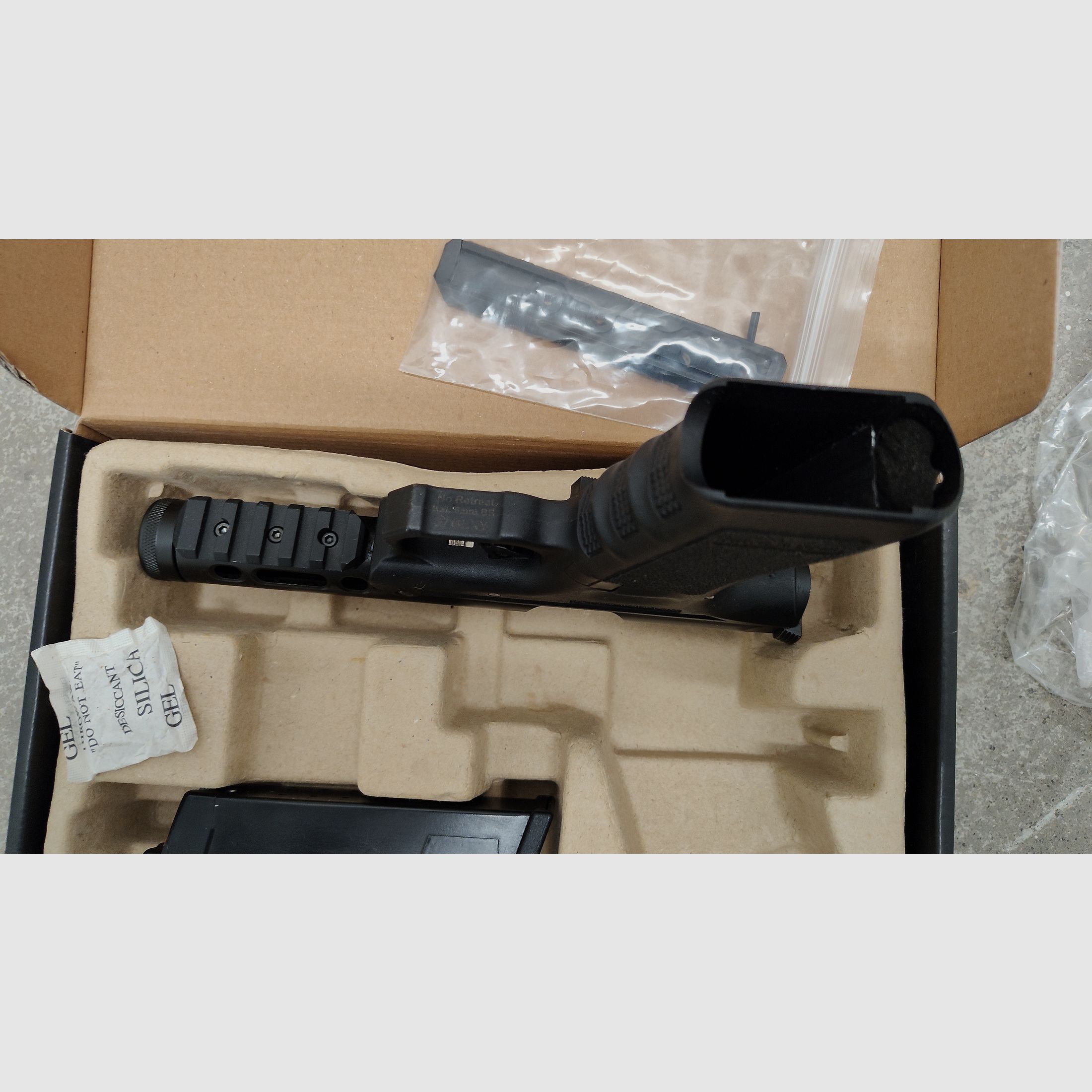 WE Galaxy GBB Gas Airsoft-Pistole Schwarz 6mm BB