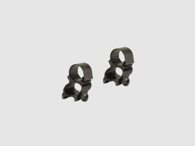 Weaver See-Thru Weaver-Style Anelli (1 esteso) nero opaco 25,4mm, BH 19,05mm