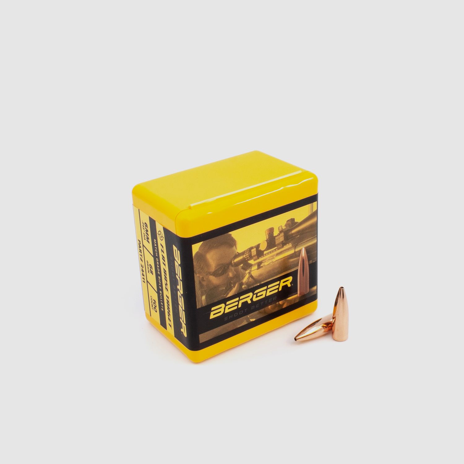 Proiettile Berger 6mm/.243 FB Target 68GR 1000 pezzi