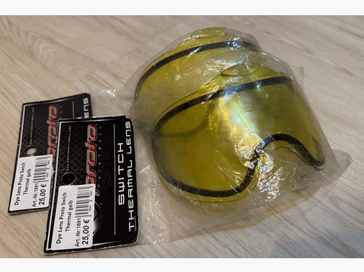 2x Dye Proto Switch Thermal verres en jaune