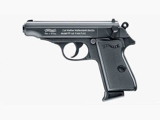WALTHER PP - 9MM P.A.K. SCHRECKSCHUSSPISTOLE - SCHWARZ