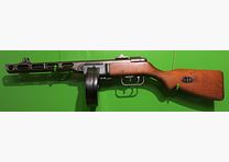 Deko "Schpagin PPSH 41" Kal. 7,62x25 met trommelmagazijn, certificaat, absolute zeldzaamheid de depots zijn leeg!   #52
