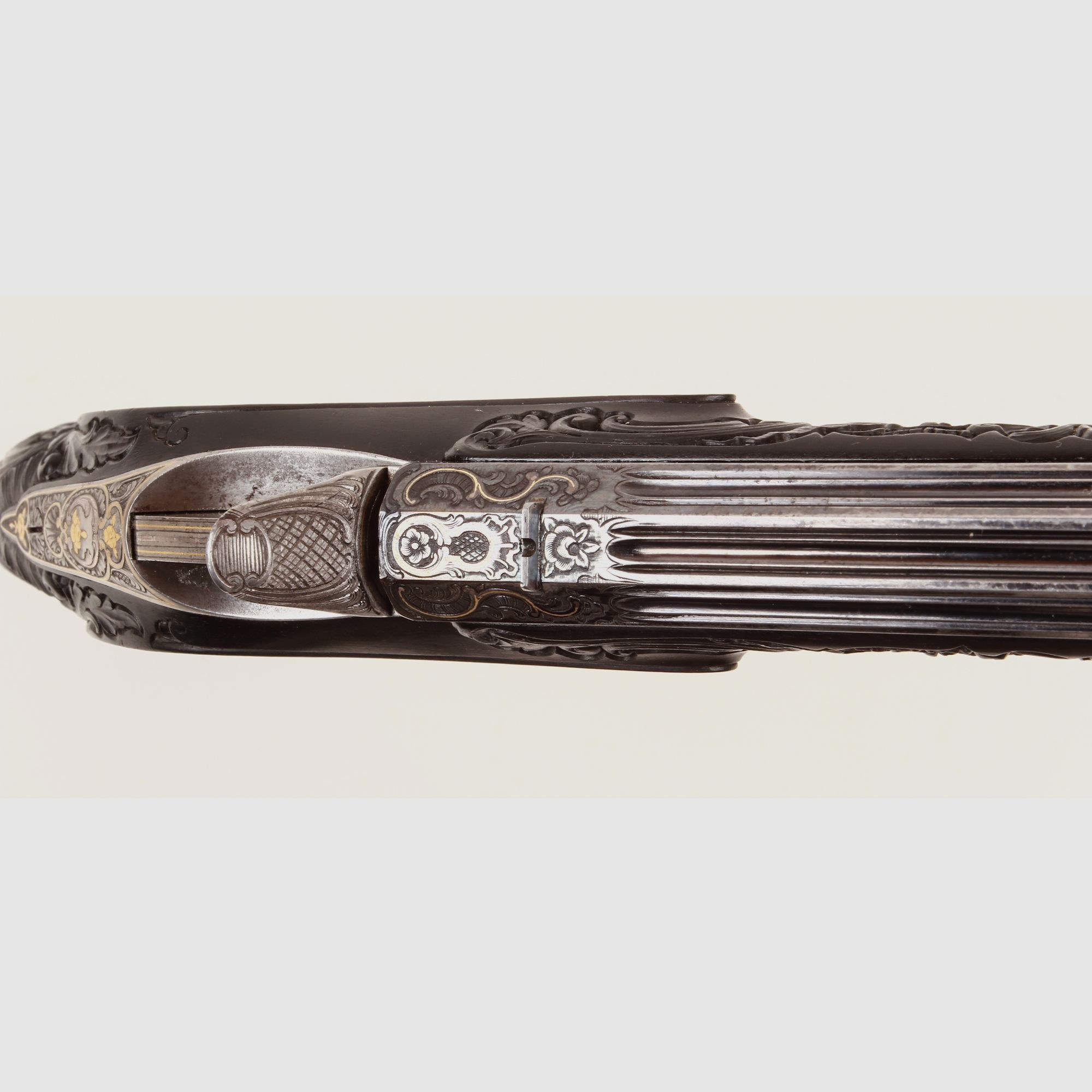 Salon glass pistol Mangeot Brussels ca. 1860 Article 10437