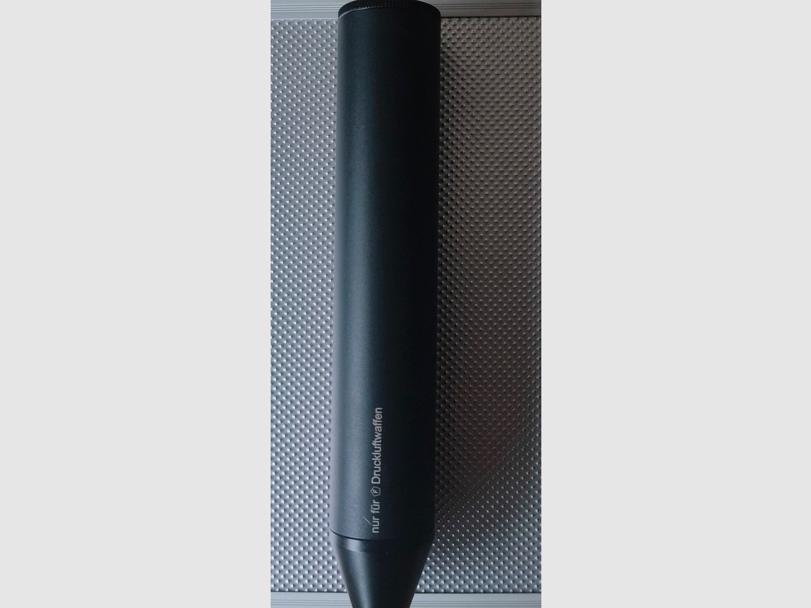 Silenciador con marca F para armas de aire comprimido de 4,5 mm, ¡solo dos veces con proyectiles!! 